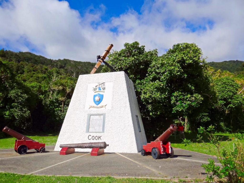 Captain Cook Monument at Ship Cove